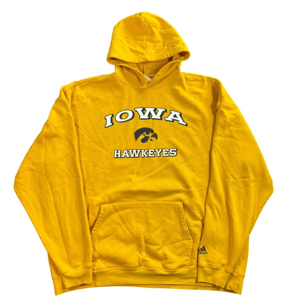 Vintage 00's Adidas Iowa Hawkeyes Hoodie Size XXL